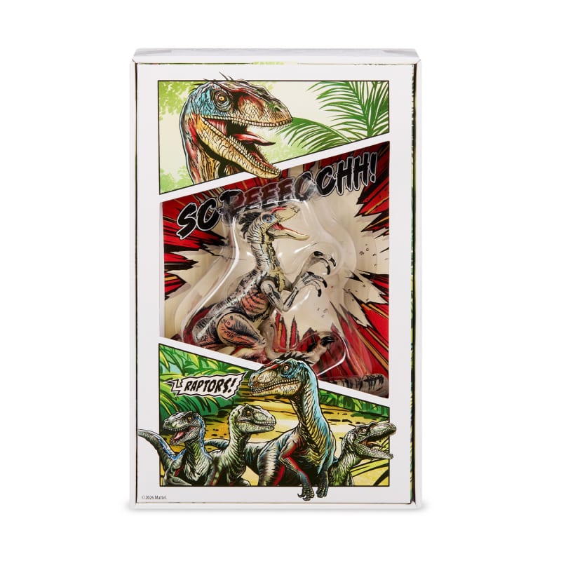 Jurassic World Hammond Collection 25th Anniversary Comic-Style Velociraptor