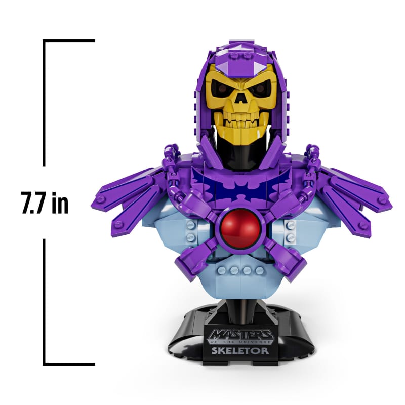 Mattel Brick Shop Masters of the Universe Buildable Skeletor Bust