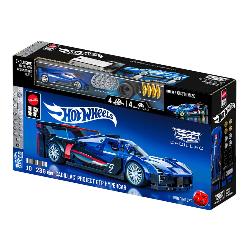 Mattel Brick Shop Hot Wheels Cadillac Project GTP Hypercar