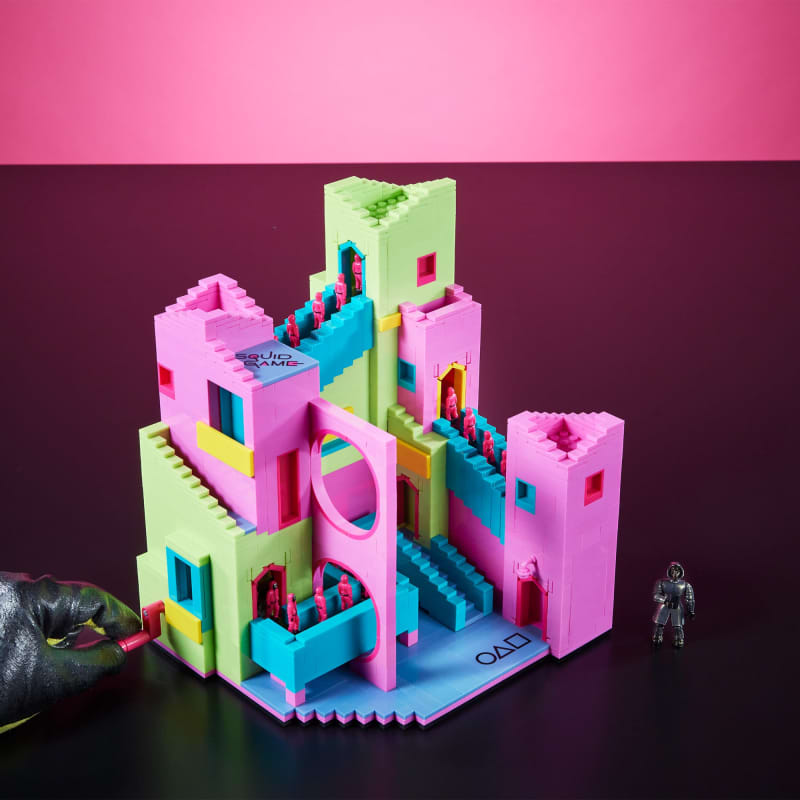 MEGA Squid Game Staircase Collector Building Set
