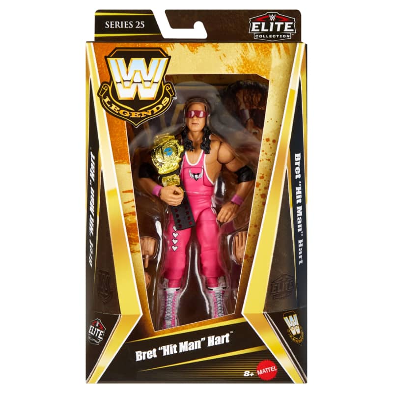 WWE Elite Legends Bret “Hit Man” Hart Action Figure