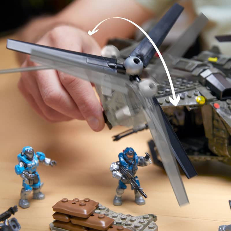 MEGA Halo UNSC Falcon Sweep Building Toy Kit