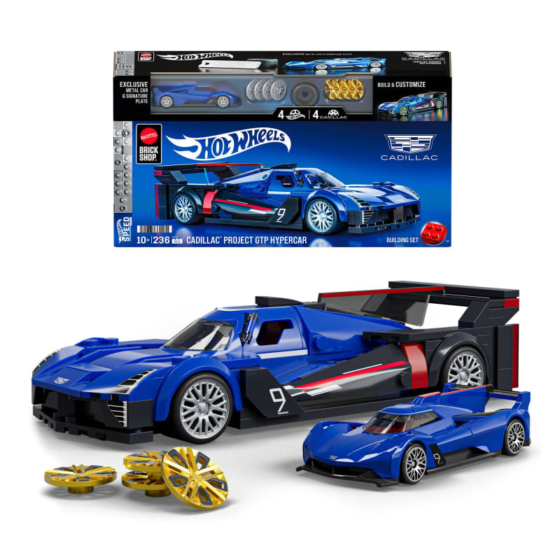 Mattel Brick Shop Hot Wheels Cadillac Project GTP Hypercar