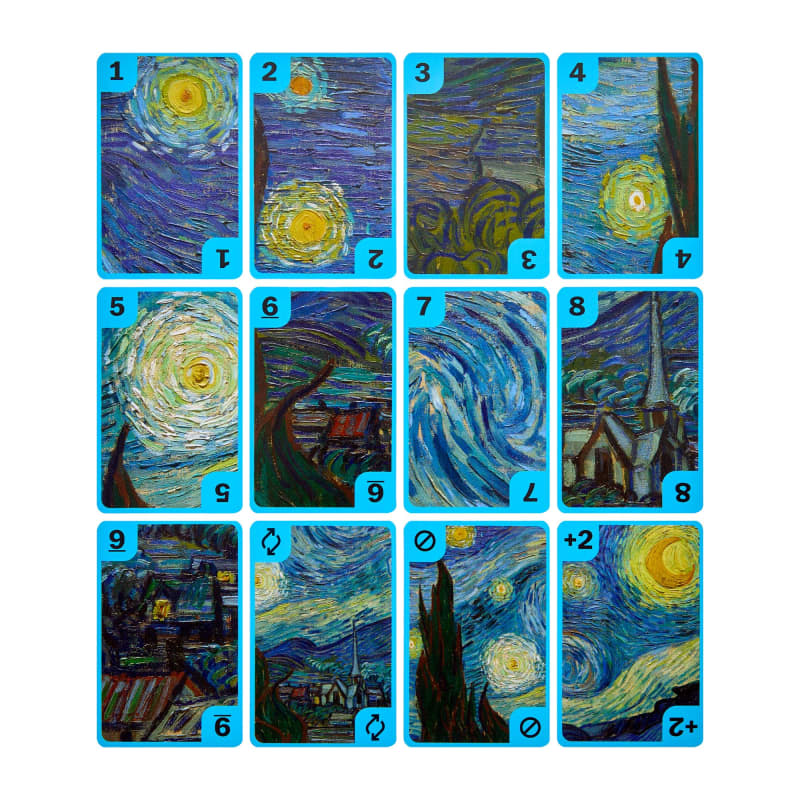 UNO Canvas x MoMA Card Deck