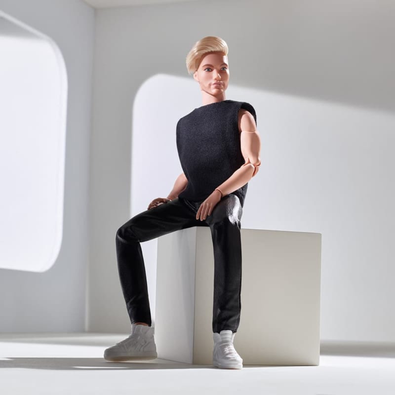 Barbie Looks Ken Doll (Blonde with Facial Hair)