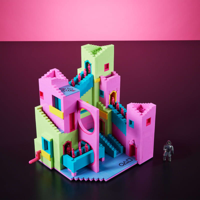 MEGA Squid Game Staircase Collector Building Set