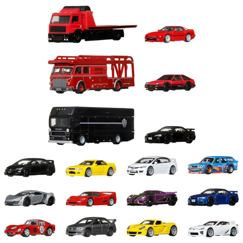 Hot Wheels Car Culture & Team Transport Factory Set 1 of 4