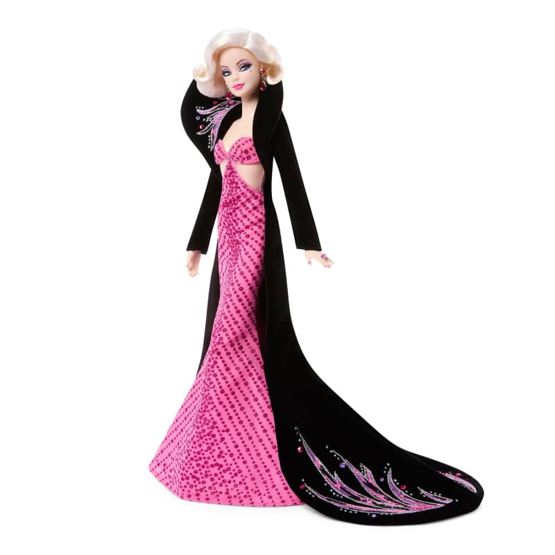 barbie dress pink Straps A-line Short Princess Ohmollydress In a hot pink hue and with sparkling tulle fabric Barbie Signature Bob Mackie Pink
