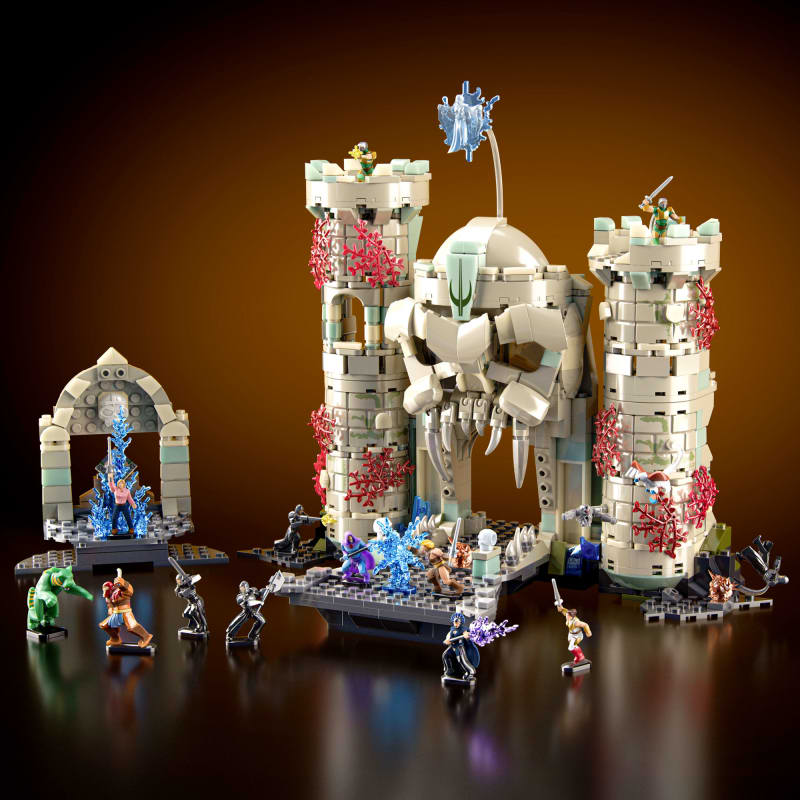 Mattel Brick Shop Masters of the Universe Battle of Castle Grayskull Building Set