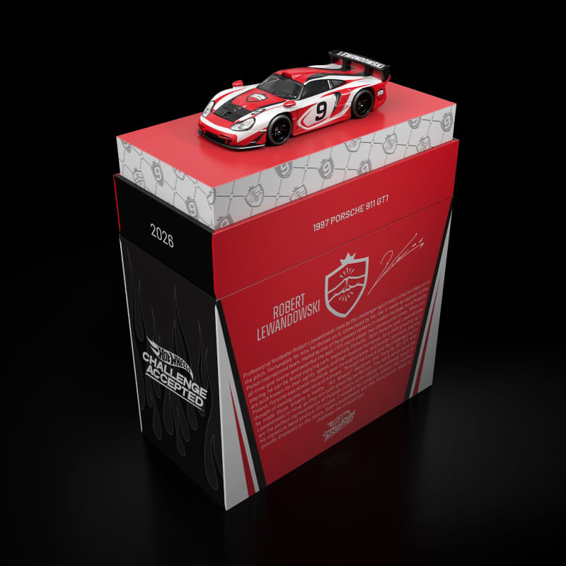 Hot Wheels x Robert Lewandowski x 1997 Porsche 911 GT1