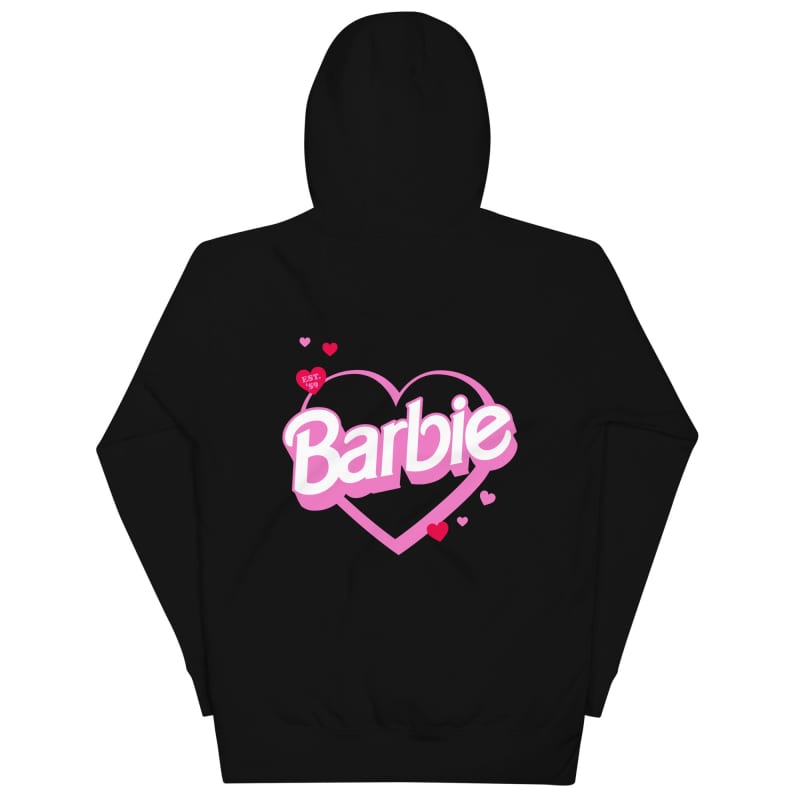 Barbie Embroidered Hearts Hoodie | Mattel Creations