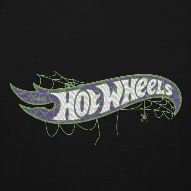Hot Wheels Spiderweb Logo Embroidered Hoodie
