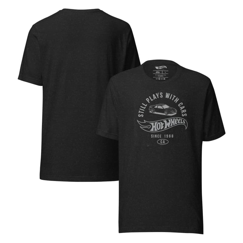 Hot Wheels Still Plays with Hot Wheels Cars Black T-Shirt | Mattel