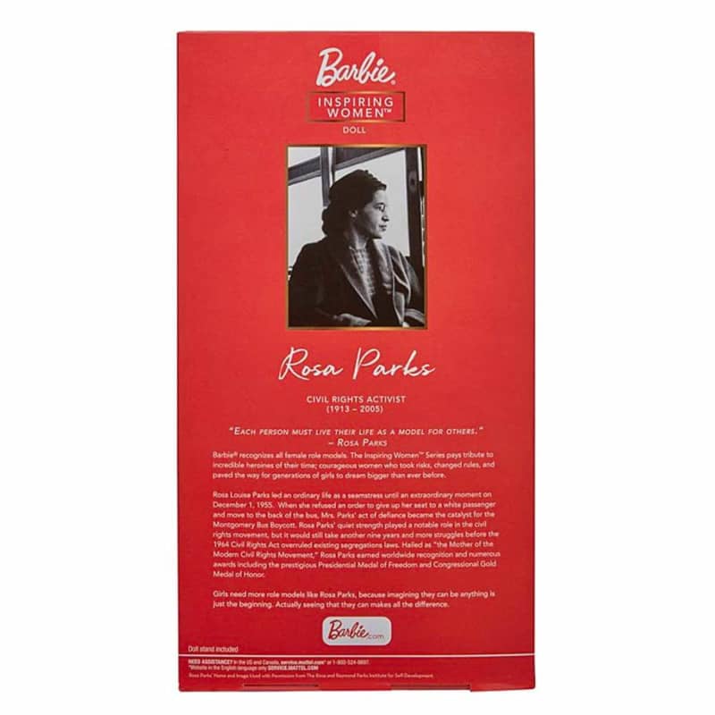 Rosa Parks Barbie Inspiring Women Doll