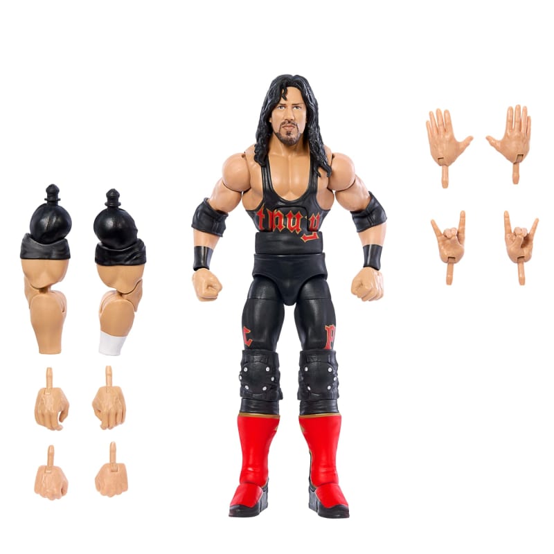 WWE Monday Night War Elite Collection Syxx Action Figure & Dusty Rhodes Build-A-Figure Parts