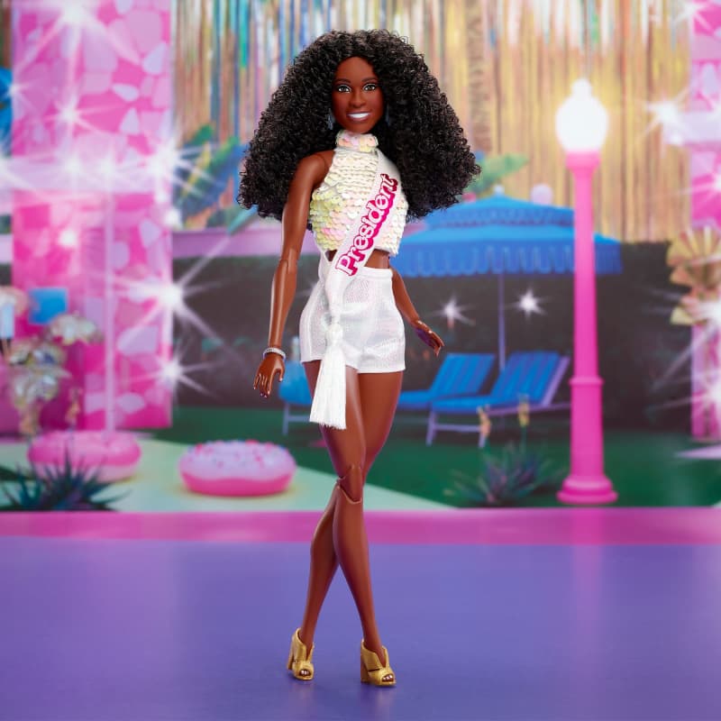 Barbie The Movie Disco President Barbie Doll