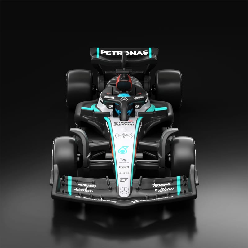 Hot Wheels F1 Series: 2024 Mercedes-AMG PETRONAS Formula One Team W15 Car #63