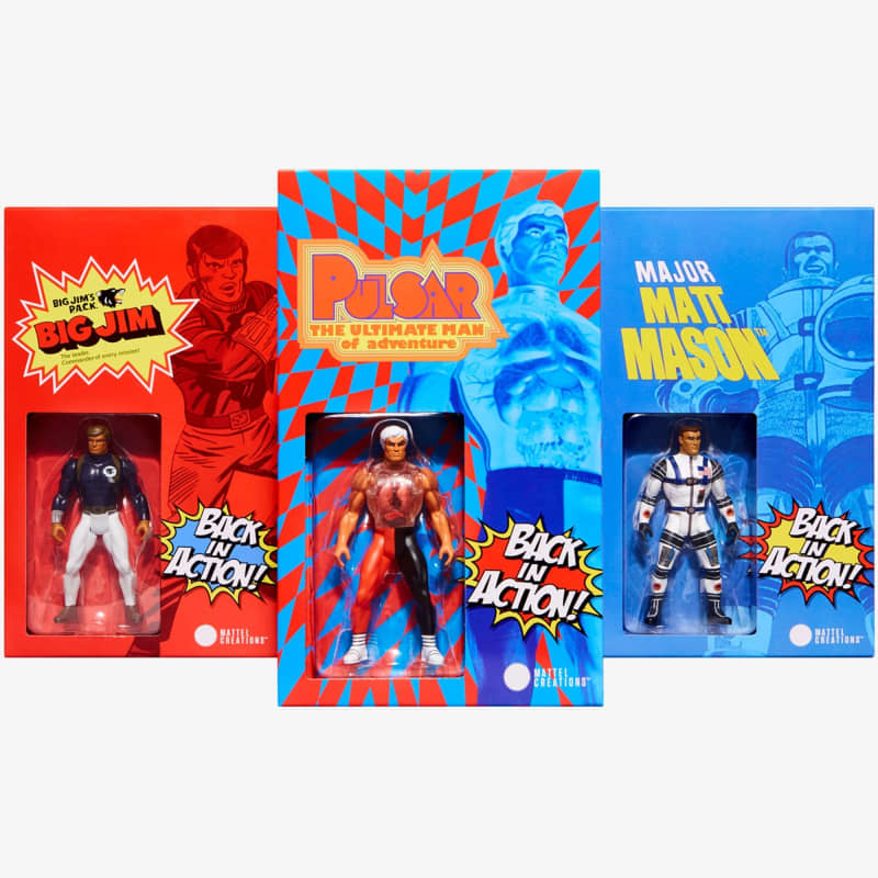 Back in Action! Major Matt Mason Big Jim & Pulsar Figures
