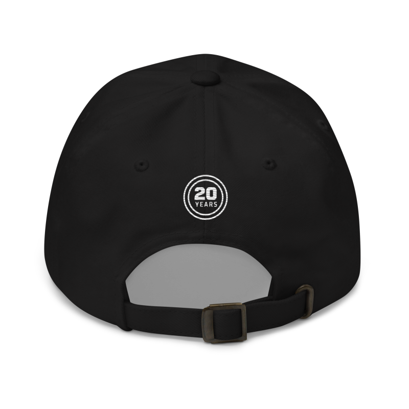 Hot Wheels® Red Line Club® 20th Anniversary Retro Logo Hat - Black
