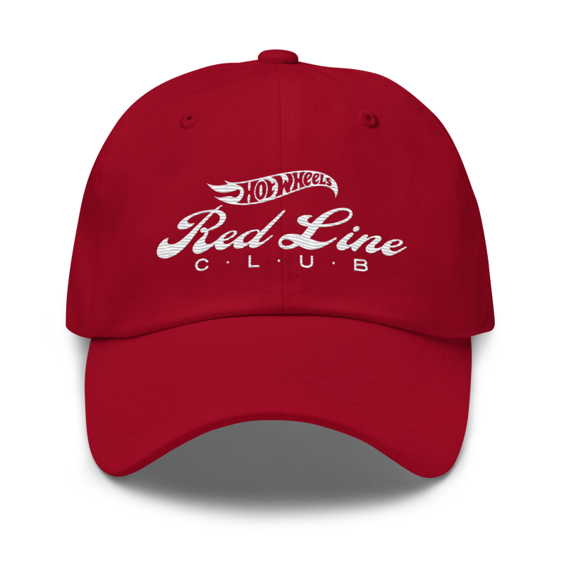 Hot Wheels® Red Line Club® 20th Anniversary Retro Logo Hat - Red