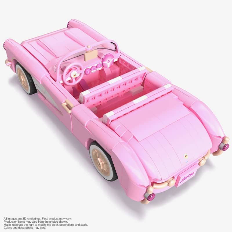 MEGA Barbie The Movie ’56 Corvette Stingray Collector Building Set