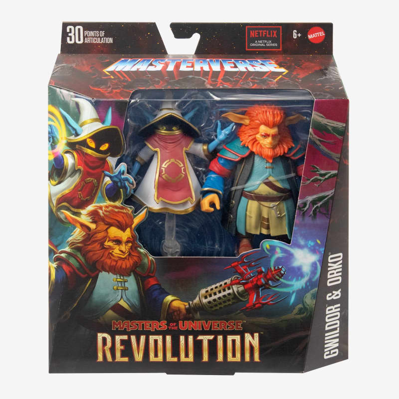 Masters of the Universe Masterverse Gwildor & Orko Action Figures