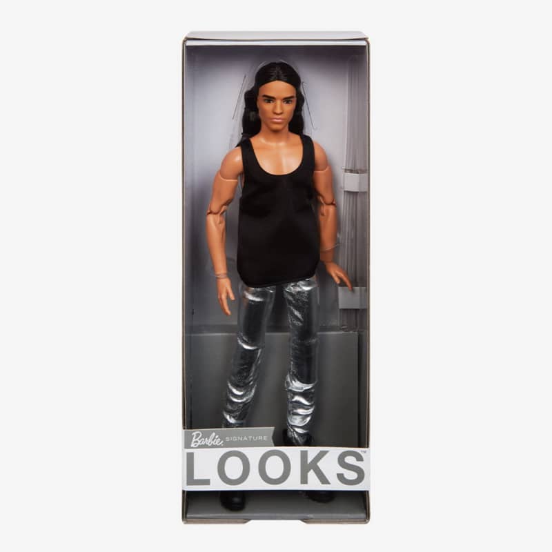 Barbie Looks Doll (Ken Doll Long Brunette Hair)