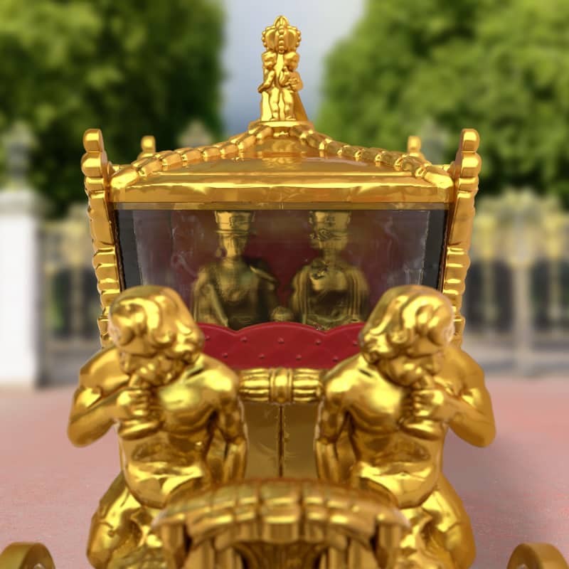 Matchbox Collectors Coronation Gold State Coach