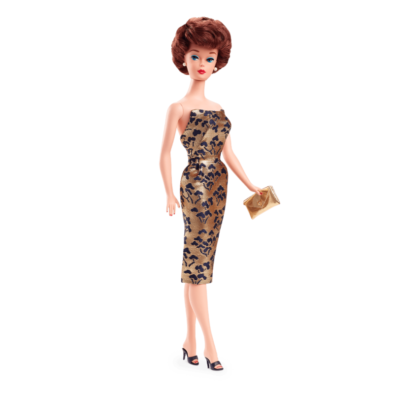 1961 Brownette Bubble Cut Barbie Doll Reproduction