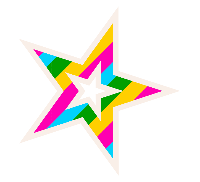Rainbow star
