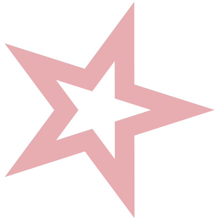 Light pink star icon