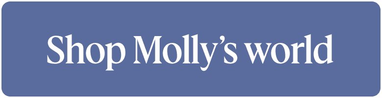 Blue button that says Shop Molly's world
