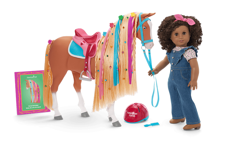 Chestnut Charm Horse & Hairstyling Accessories and doll