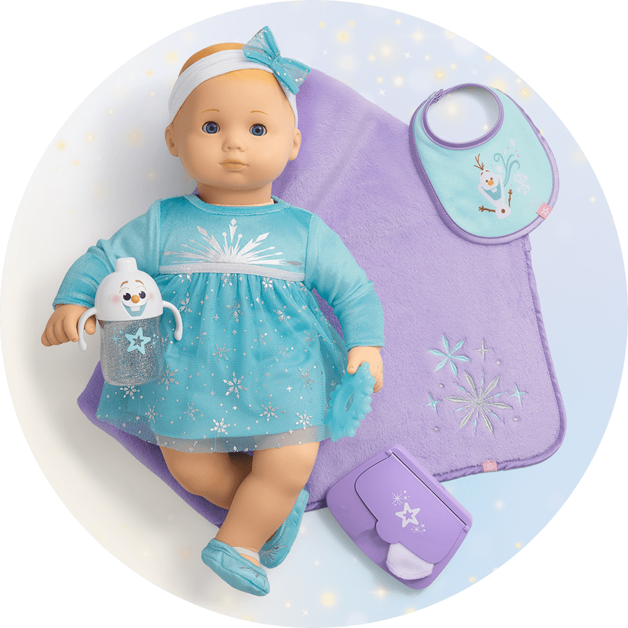 Bitty Baby with Elsa clothing