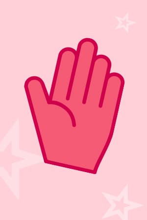 Illustrated image of water spraying from spray bottle