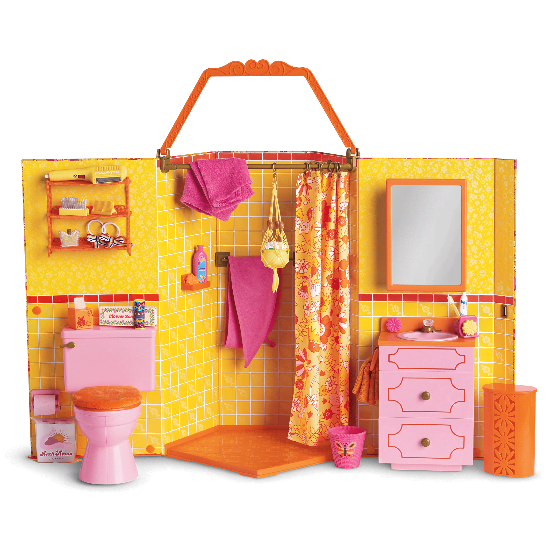 Julie Albright's bathroom set