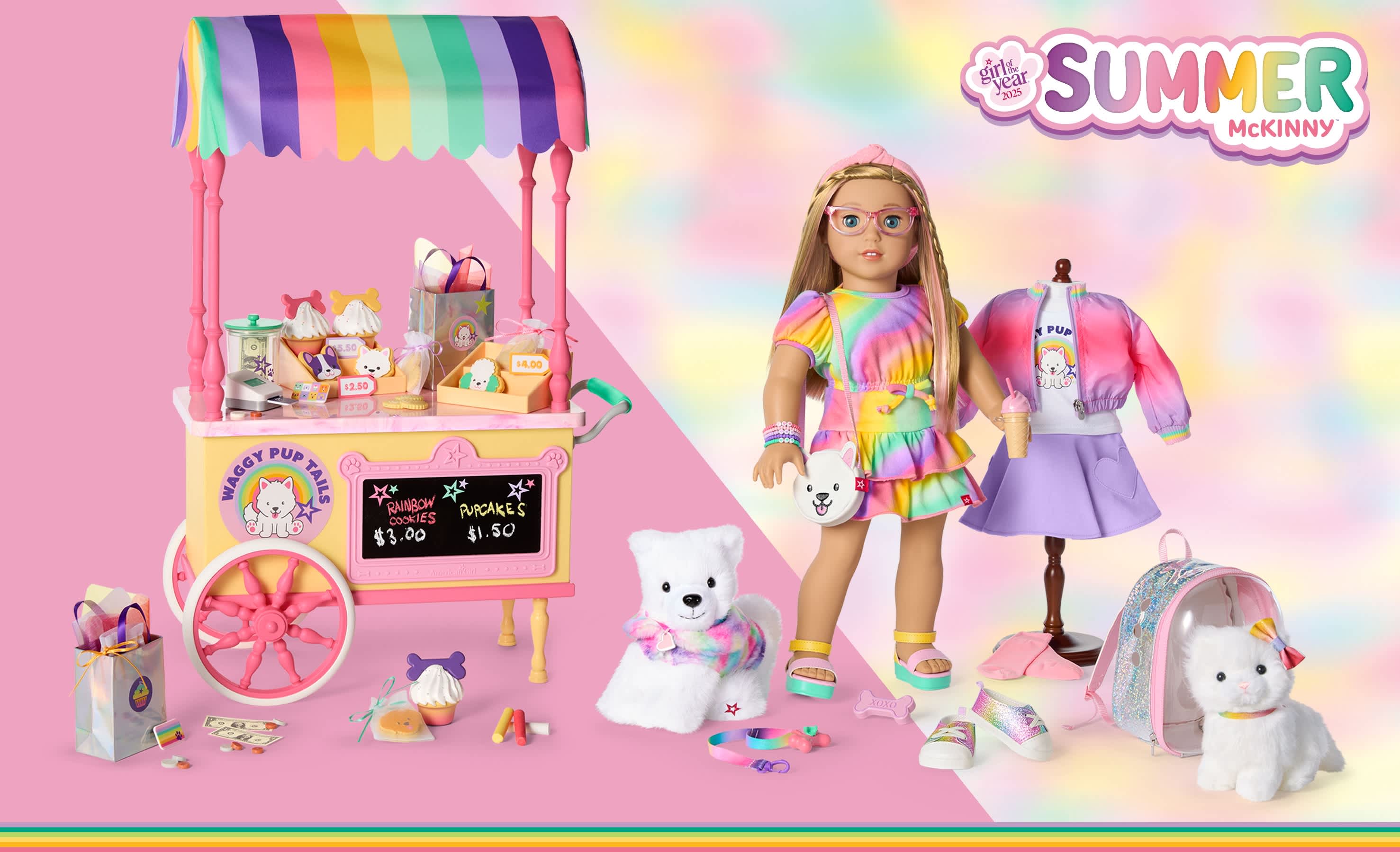 Summer McKinny doll and her whole collection