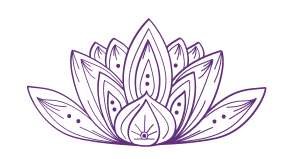 Illustration of purple lotus