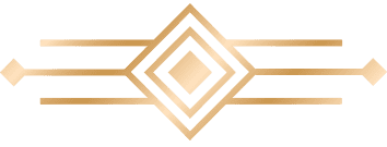 Gold decorative element