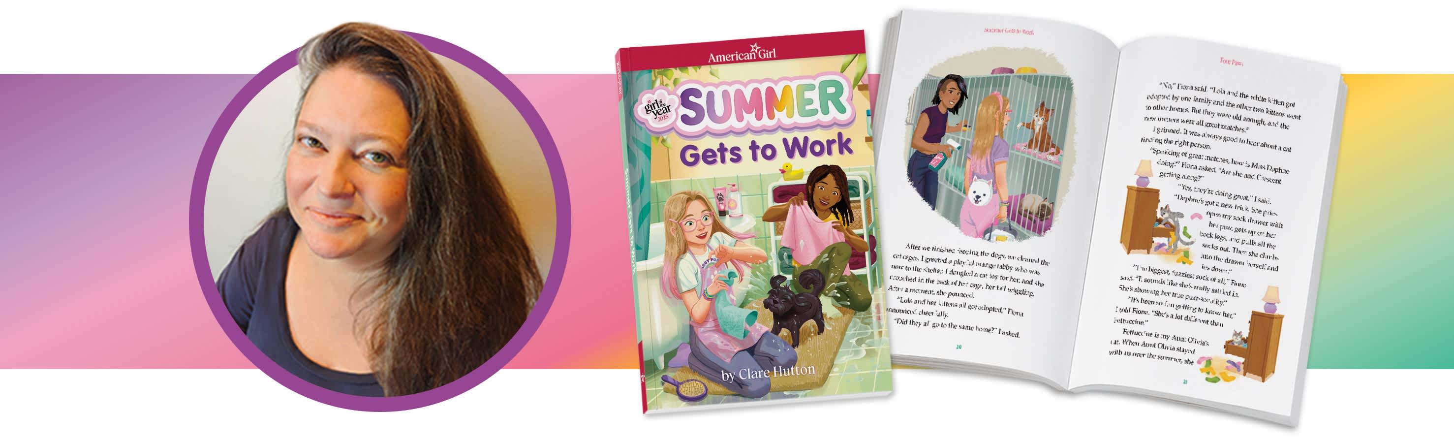 Summer Gets to Work author, Clare Hutton