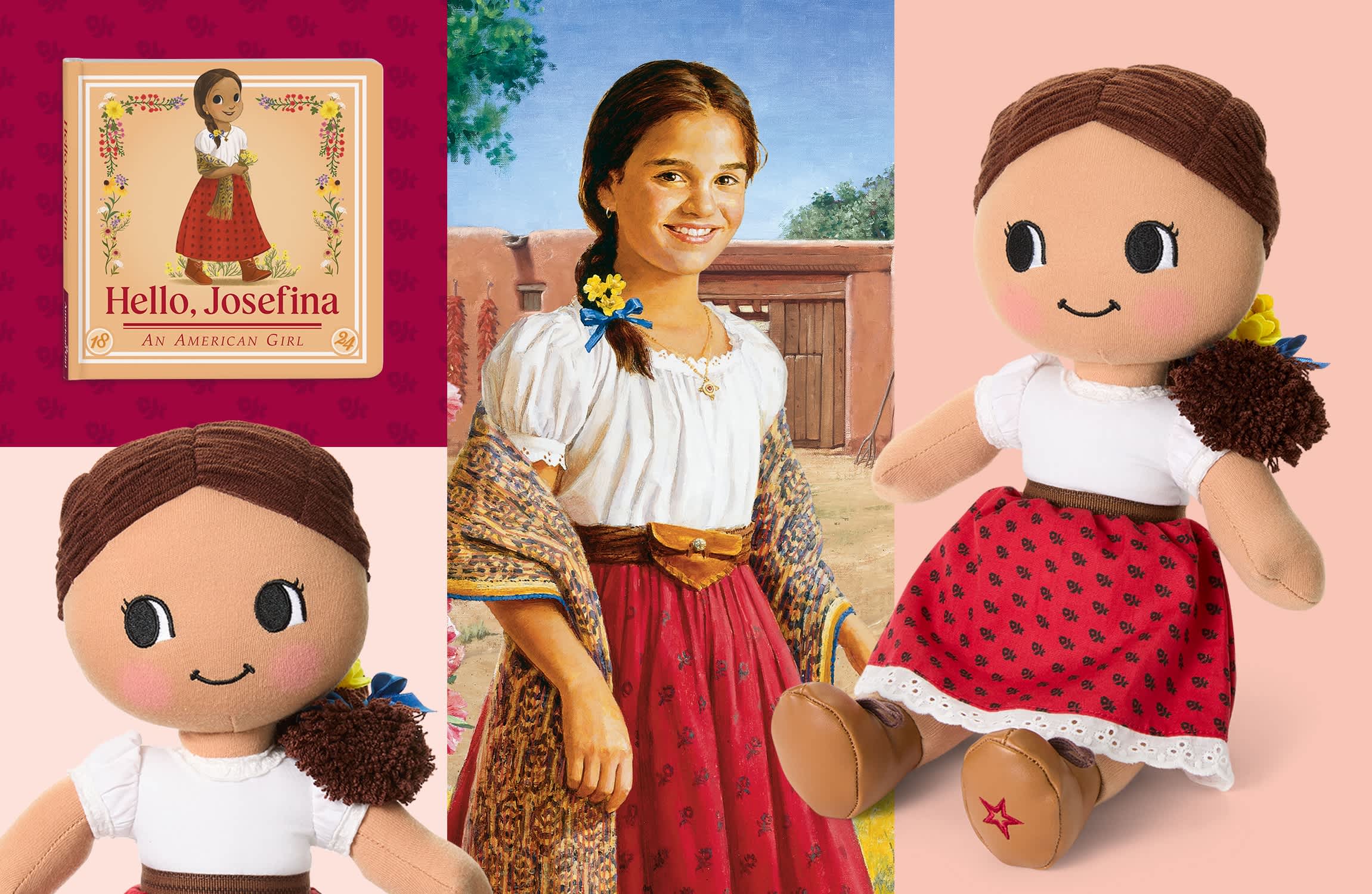 Collage of Josefina Montoya images