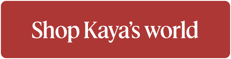 Orange button that says Shop Kaya's world