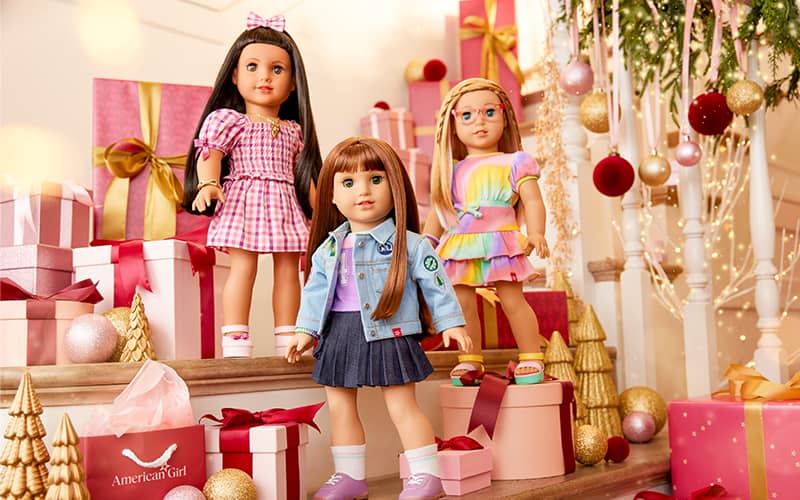 Three Girl of the Year dolls: Raquel Reyes, Daisy Davenport and Summer McKinny