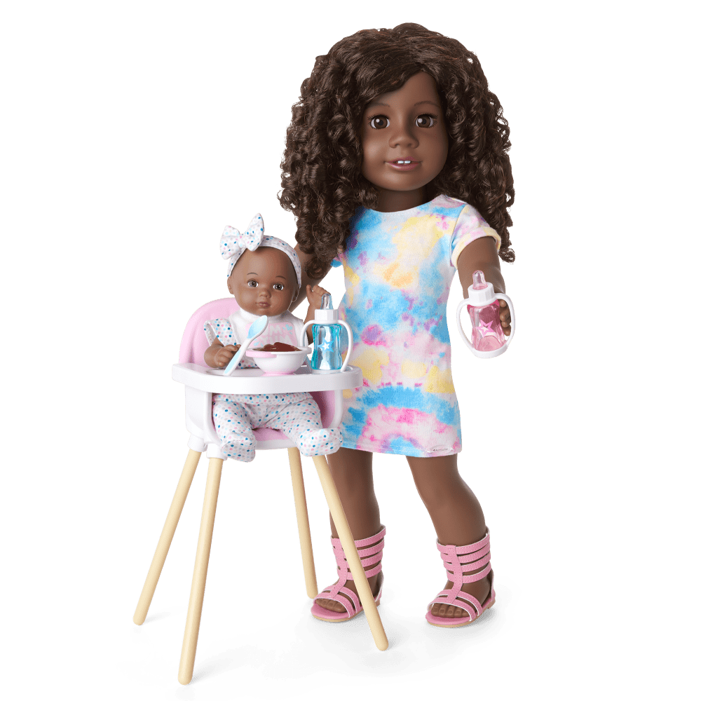 Little Bitty Baby™ Layette & High Chair Set for 7.75-inch Dolls