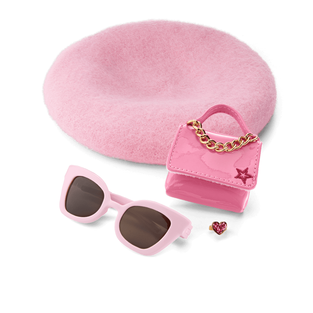 Pink Chic Accessories for 18-inch Dolls