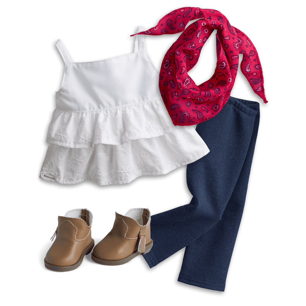 Western Chic Outfit for 18-inch Dolls