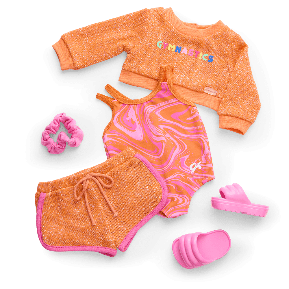 Lila's™ Gymnastics Practice Outfit for 18-inch Dolls (Girl of the Year™ 2024)