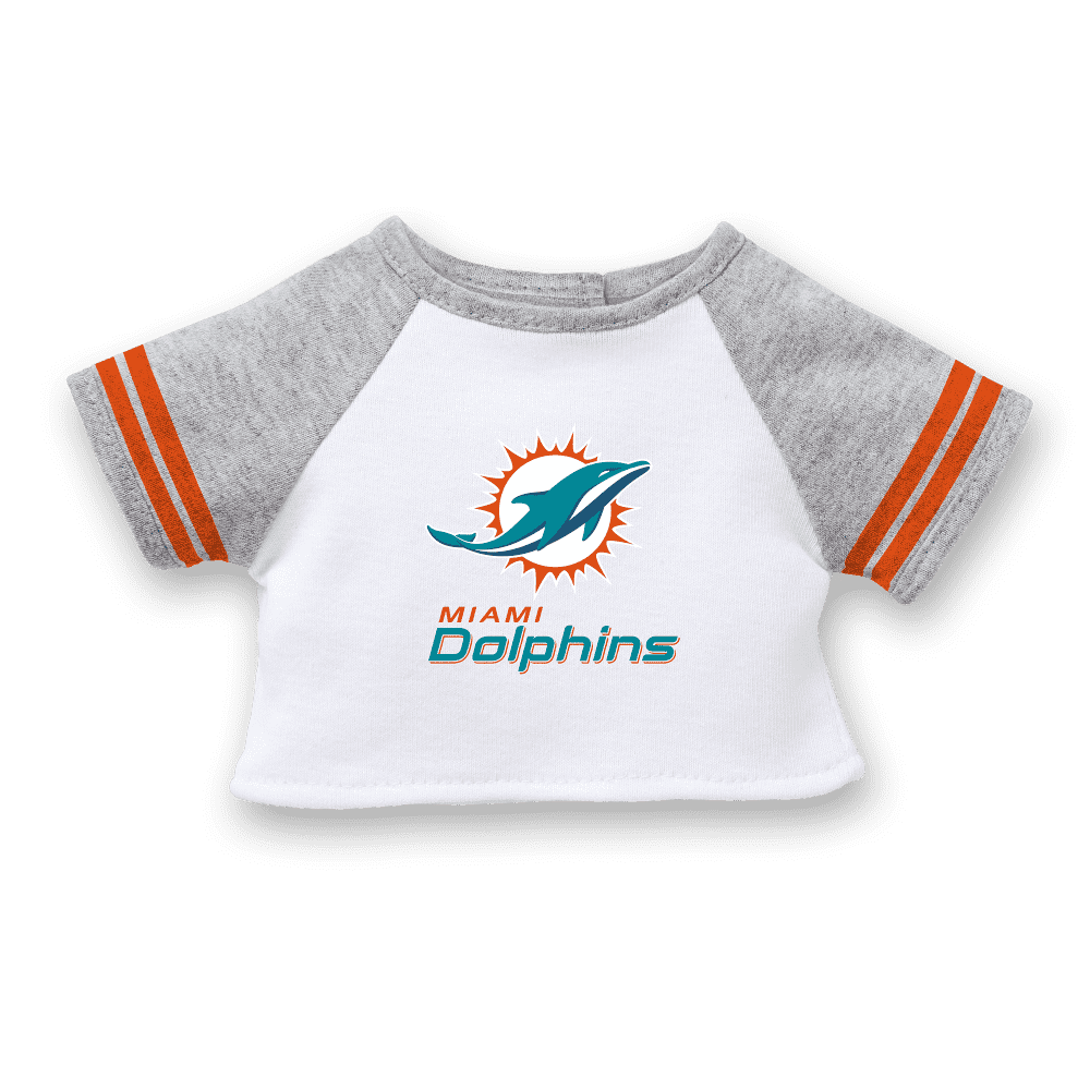 American Girl® x NFL Miami Dolphins Fan Tee for 18-inch Dolls