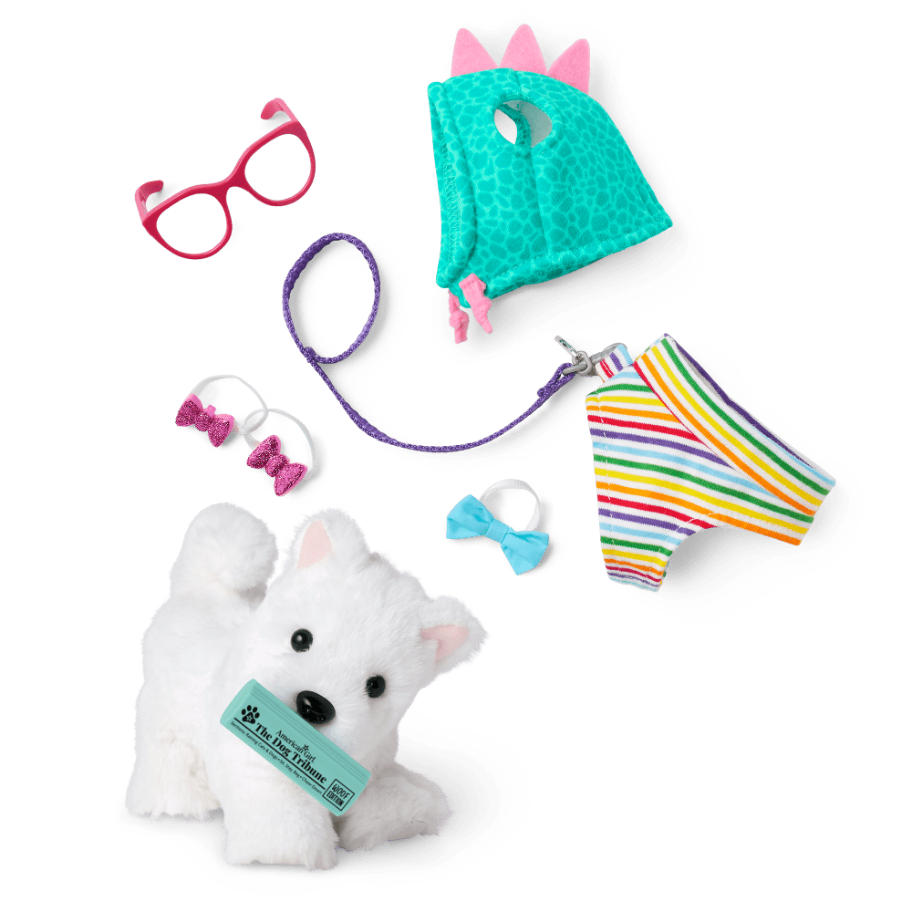 Coconut Chip™ Dog for 18-inch Dolls & Fancy Pet Fashion Accessories