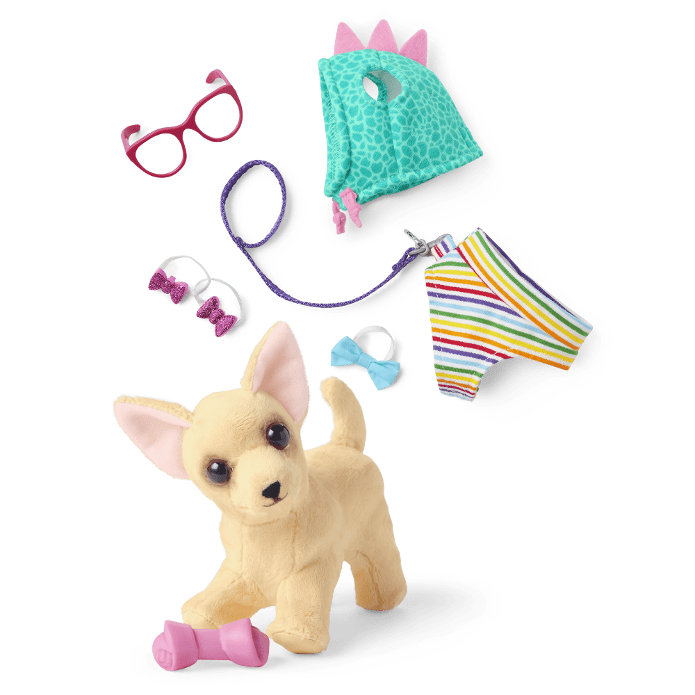 Barker Posey™ Dog for 18-inch Dolls & Fancy Pet Fashion Accessories